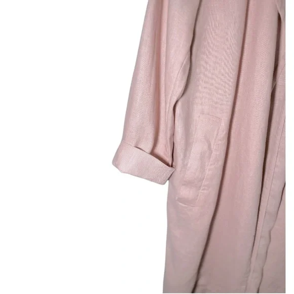 EUC Eileen Fisher Organic Cotton Pink Knee Length Sz M - Picture 4 of 9